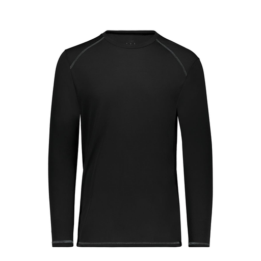 [6846.080.S-LOGO3] Youth SoftTouch Long Sleeve (Youth S, Black, Logo 3)