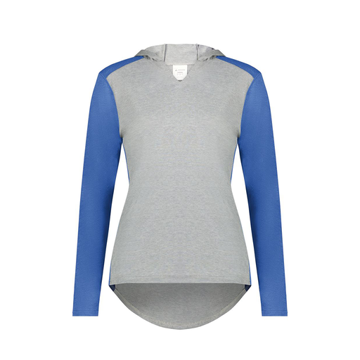 [6902.28V.XS-LOGO2] Ladies Vintage Hoodie (Female Adult XS, Royal, Logo 2)