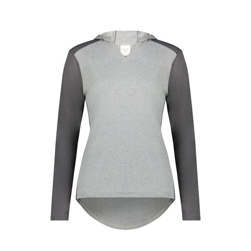 [6902.30V.XS-LOGO3] Ladies Vintage Hoodie (Female Adult XS, Gray, Logo 3)