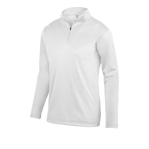 [5508.005.S-LOGO1] Youth FlexFleece 1/4 Zip (Youth S, White, Logo 1)