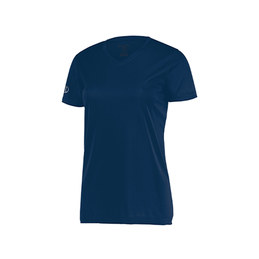 [222820.065.S-LOGO3] Ladies Movement Dri Fit Shirt (Female Adult S, Navy, Logo 3)