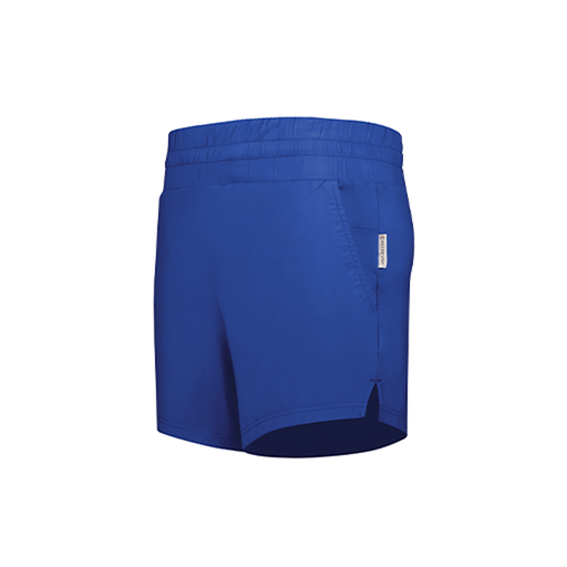 [223704.060.XS-LOGO1] LADIES VENTURA SOFT KNIT SHORTS (Female Adult XS, Royal, Logo 1)