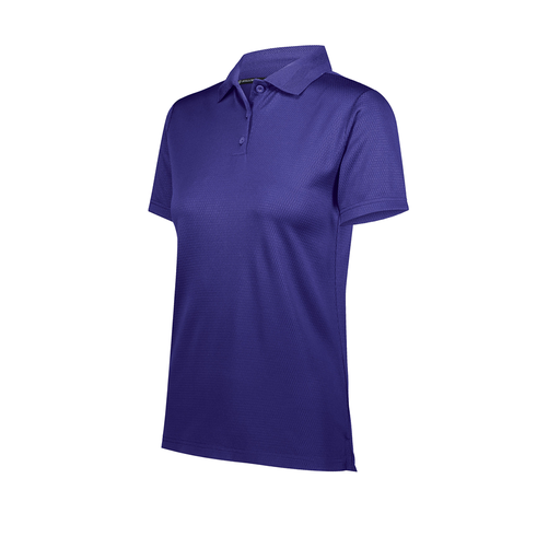 [222768-PUR-FAXS-LOGO5] Ladies Prism Polo (Female Adult XS, Purple, Logo 5)